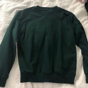 brandy melville green erica sweatshirt